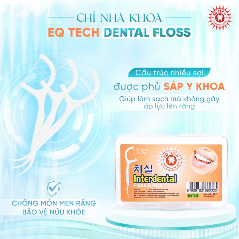 Hộp tăm chỉ nha khoa EQ Tech Dental Floss